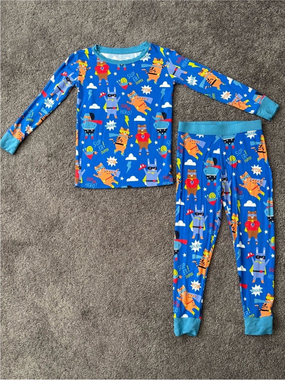 Little Sleepies Sleepy Heroes Pajama Set 2T